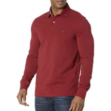 Áo thun nam Tommy Hilfiger Men's Long Sleeve Cotton Pique Polo Shirt in Classic Fit